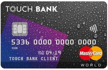 кредитная карта touch bank