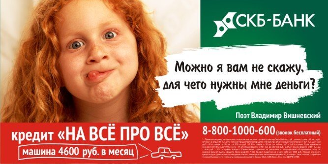 программы кредитования в СКБ банке