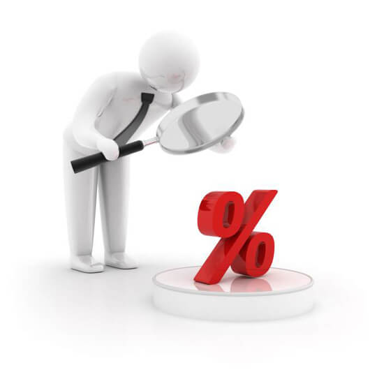 средняя процентная ставка по кредиту в россии