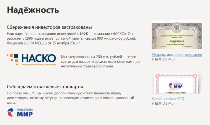 Инвестиции в МФК Кредит 911. Надежность.