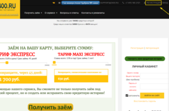 МФО Z400 (З400) — обзор личного кабинета. Регистрация, вход, оформление заявки